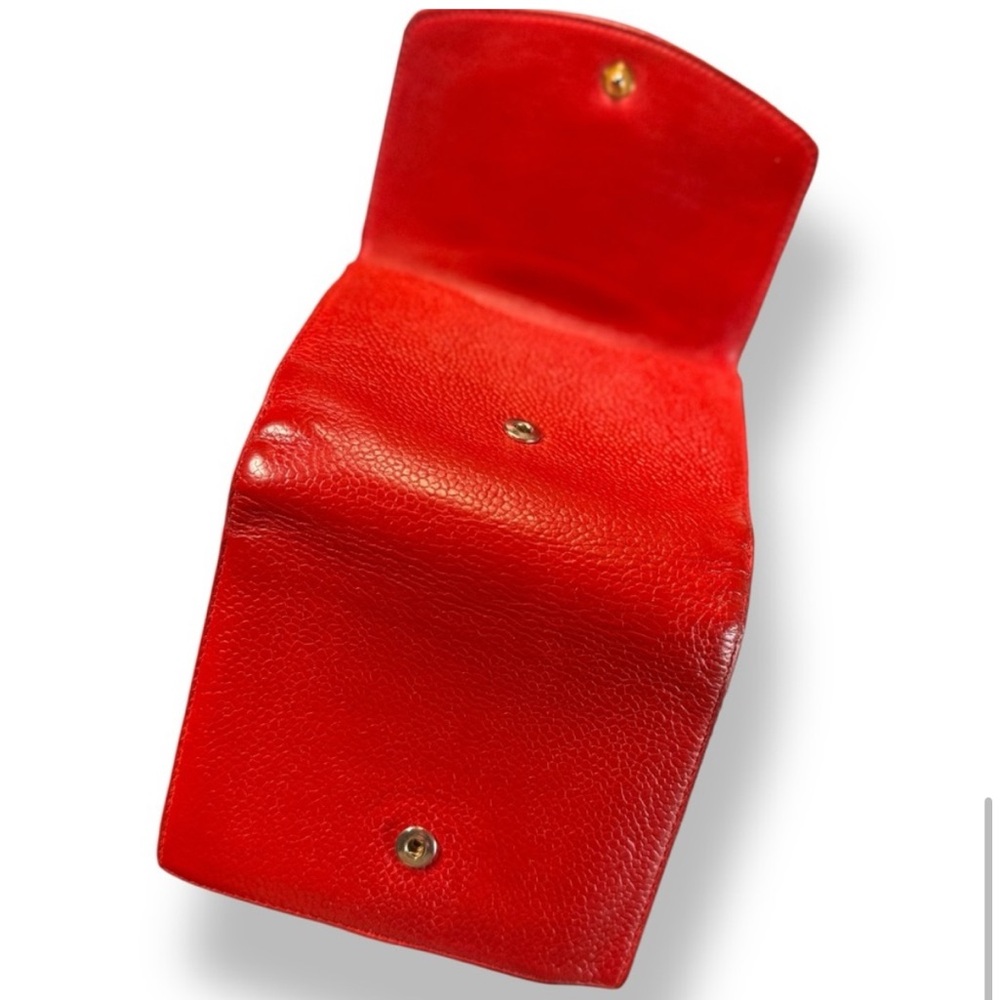 CHANEL  Red Caviar Leather Wallet, all inclusive - Picture 10 of 14